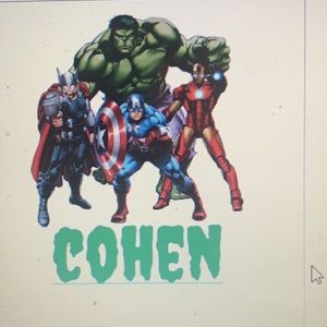 Personalized Avengers T-shirt